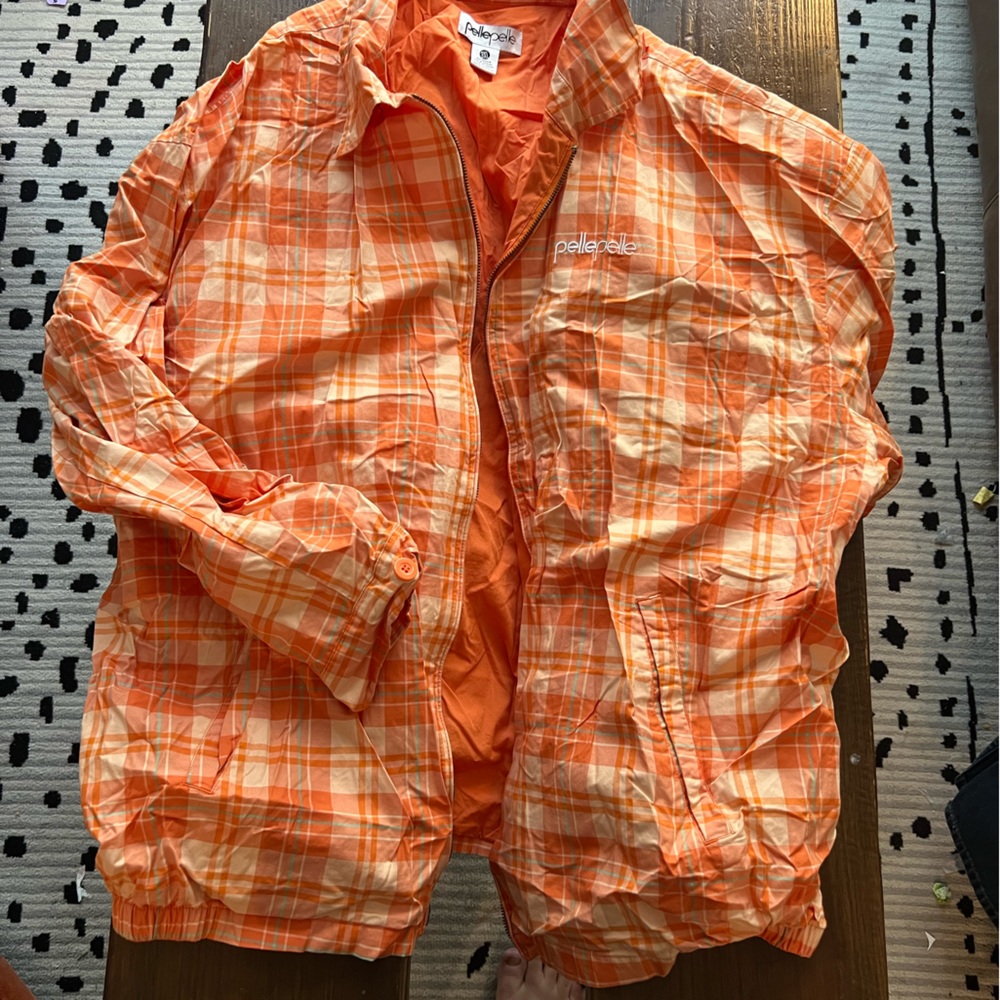 Pelle Pelle orange jacket